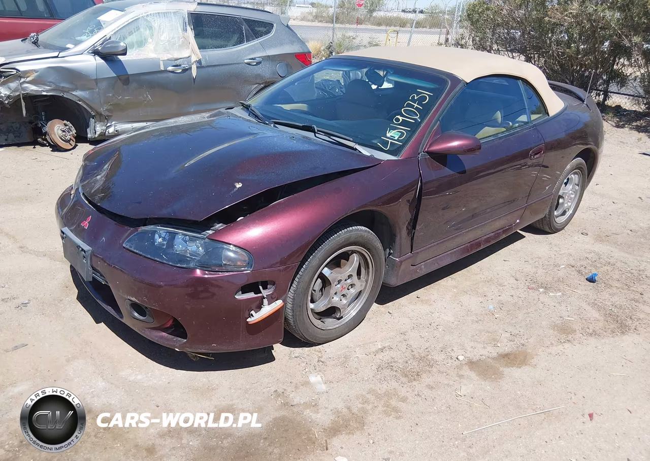 1997 Mitsubishi Eclipse Spyder Gs-T VIN:4A3AX55F7VE166064 - 2