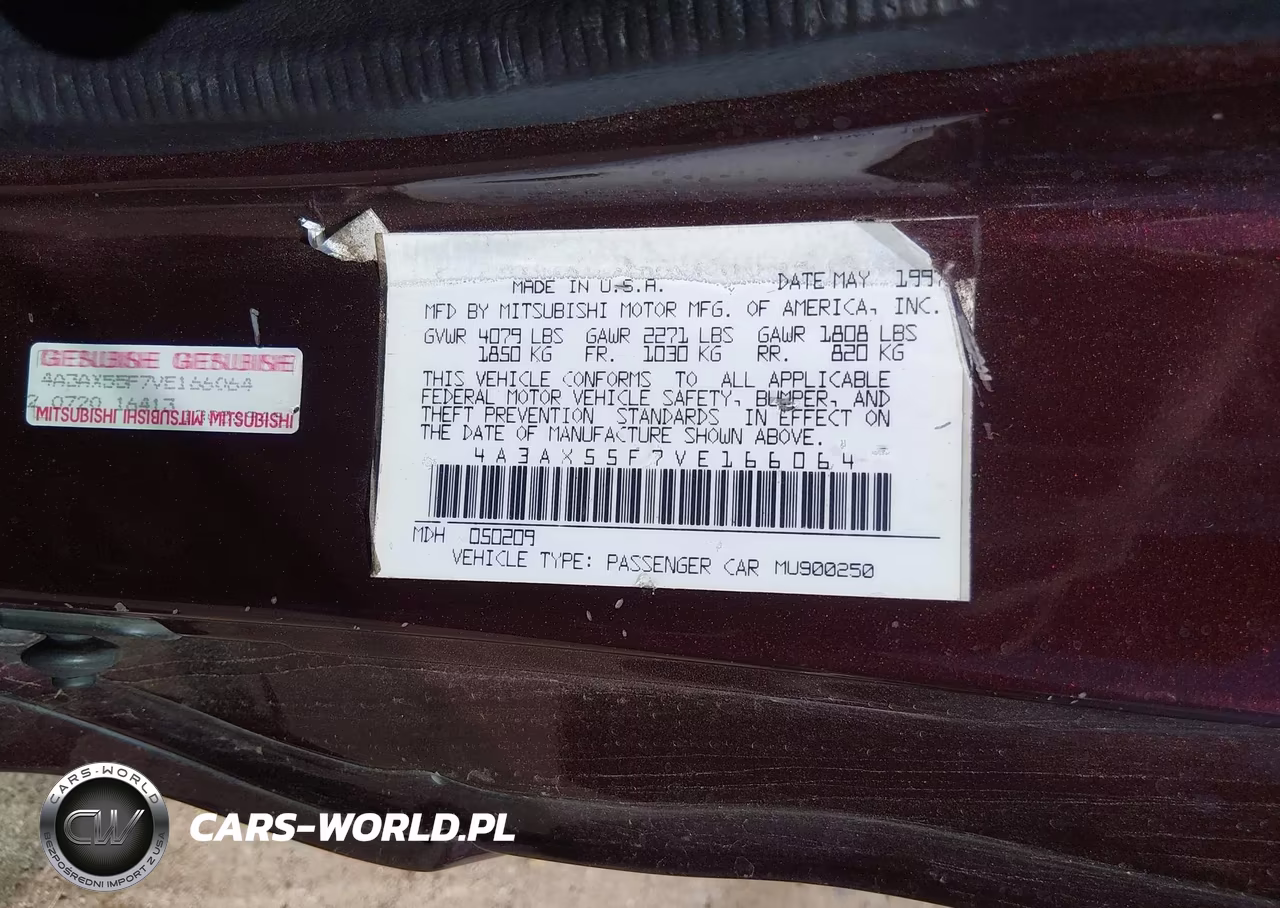 1997 Mitsubishi Eclipse Spyder Gs-T VIN:4A3AX55F7VE166064 - 9