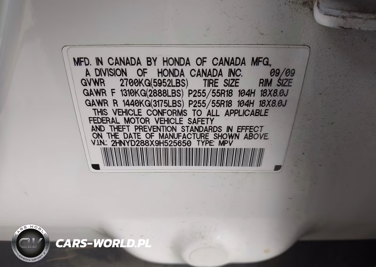 2009 Acura Mdx Sport Package VIN:2HNYD288X9H525650 - 9