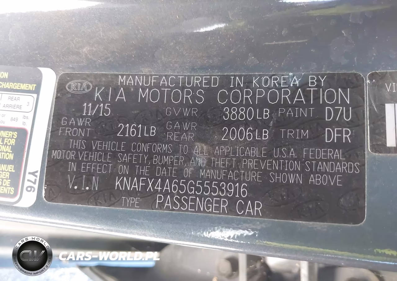 2016 Kia Forte Lx VIN:KNAFX4A65G5553916 - 9