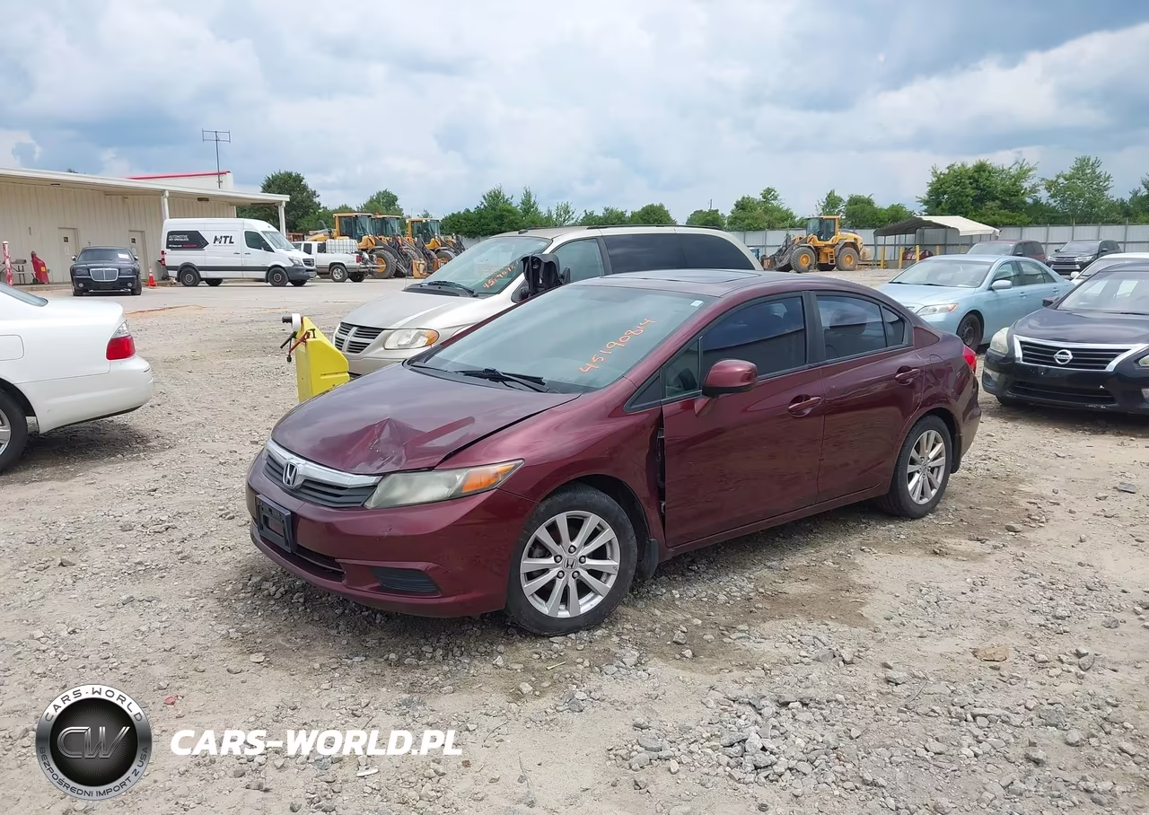 2012 Honda Civic Ex VIN:19XFB2F82CE082533 - 2