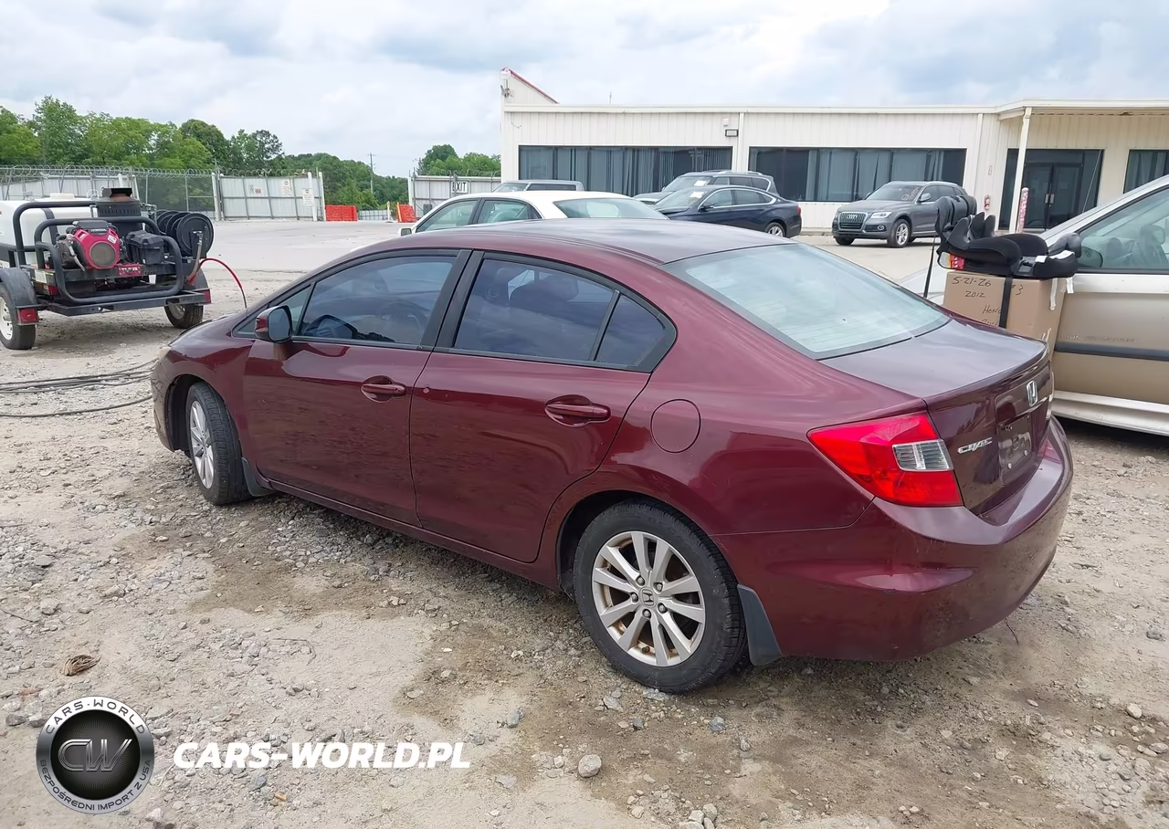 2012 Honda Civic Ex VIN:19XFB2F82CE082533 - 3
