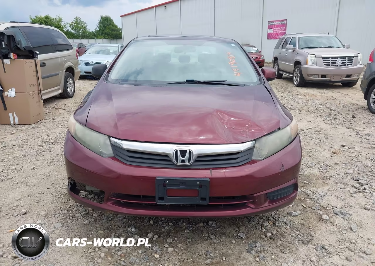 2012 Honda Civic Ex VIN:19XFB2F82CE082533 - 6