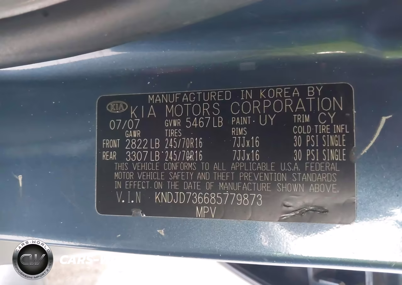 2008 Kia Sorento Ex VIN:KNDJD736685779873 - 9