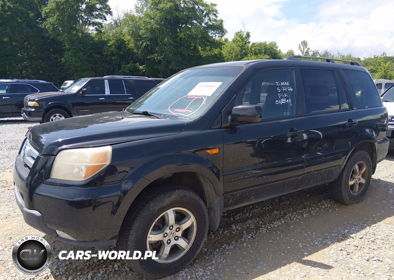 2007 Honda Pilot Ex-L VIN:5FNYF18507B007355 - 2