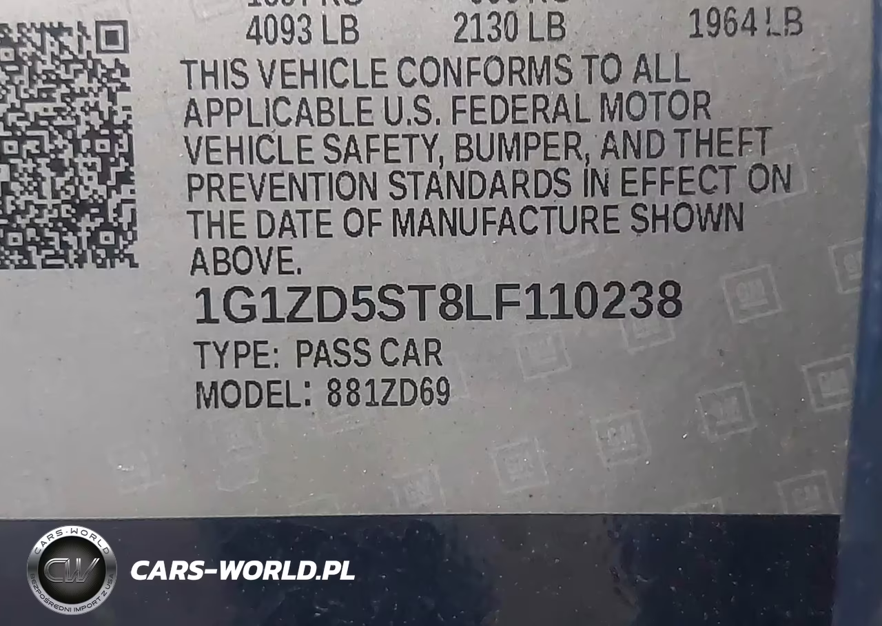 2020 Chevrolet Malibu Fwd Lt VIN:1G1ZD5ST8LF110238 - 9
