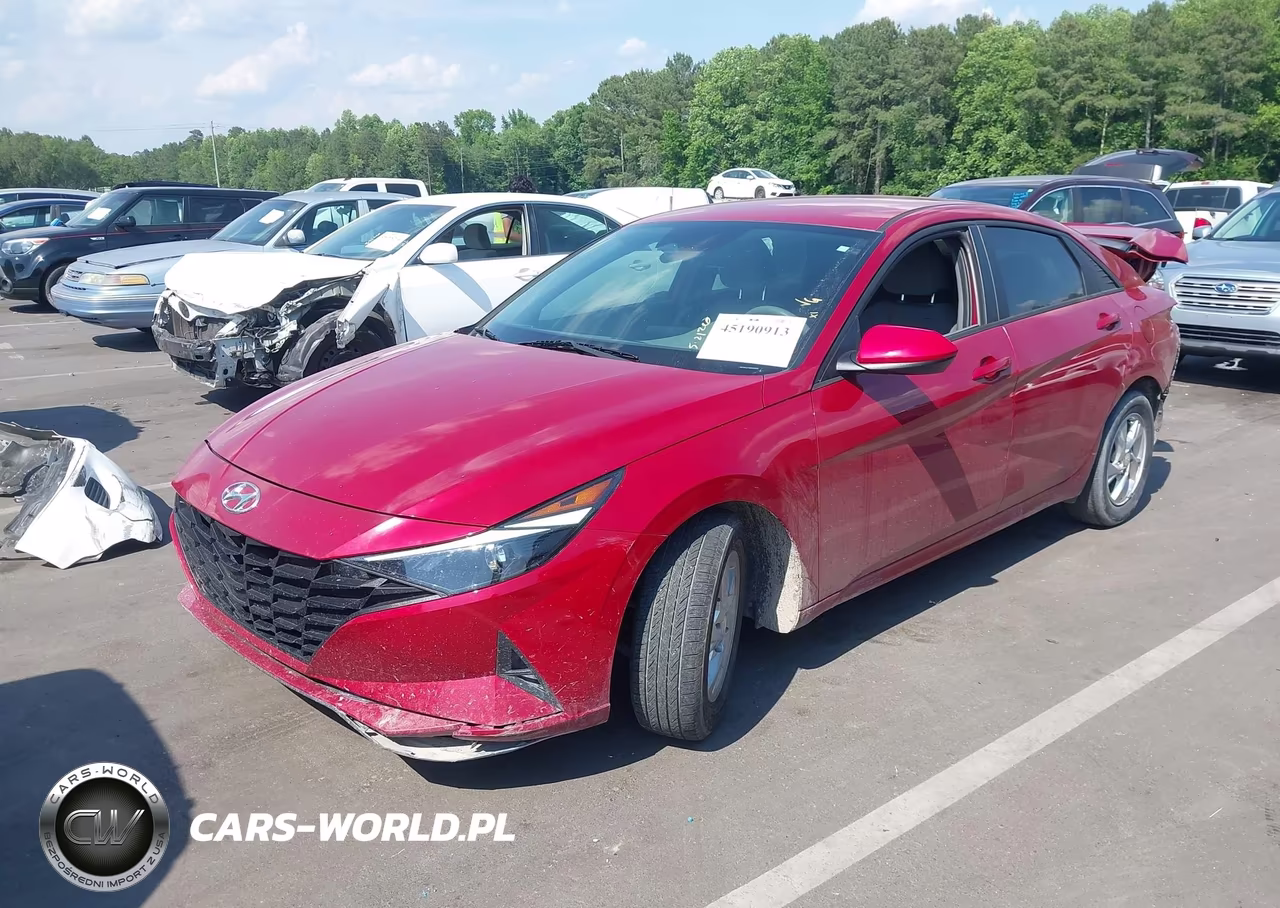 2021 Hyundai Elantra Se VIN:KMHLL4AG8MU205082 - 2