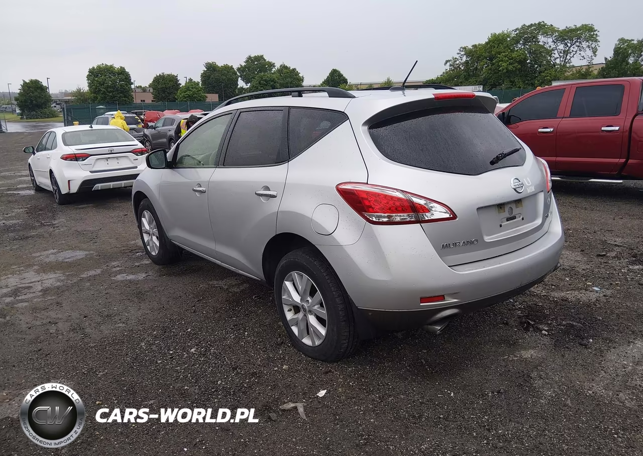 2013 Nissan Murano Sl VIN:JN8AZ1MW8DW302822 - 3