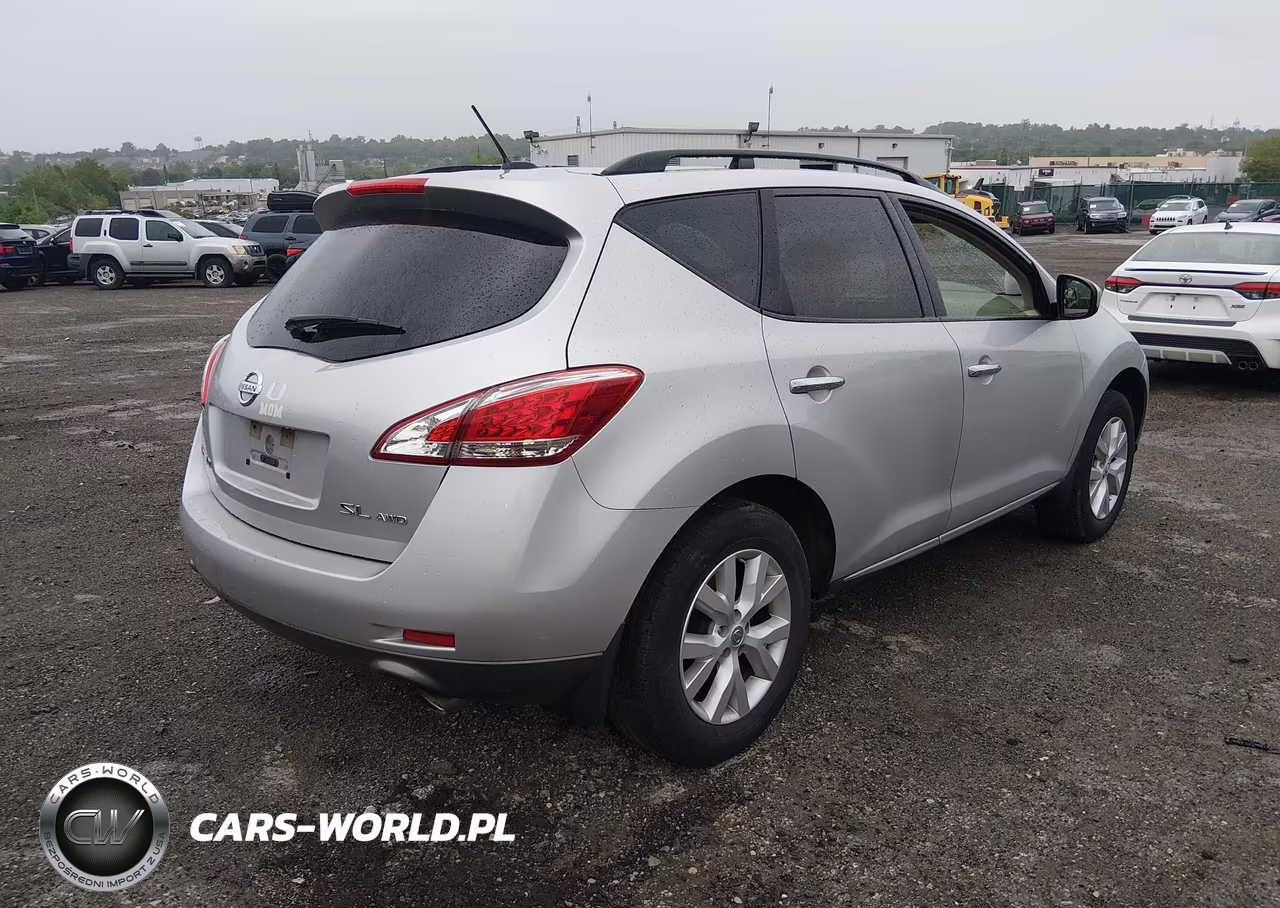 2013 Nissan Murano Sl VIN:JN8AZ1MW8DW302822 - 4
