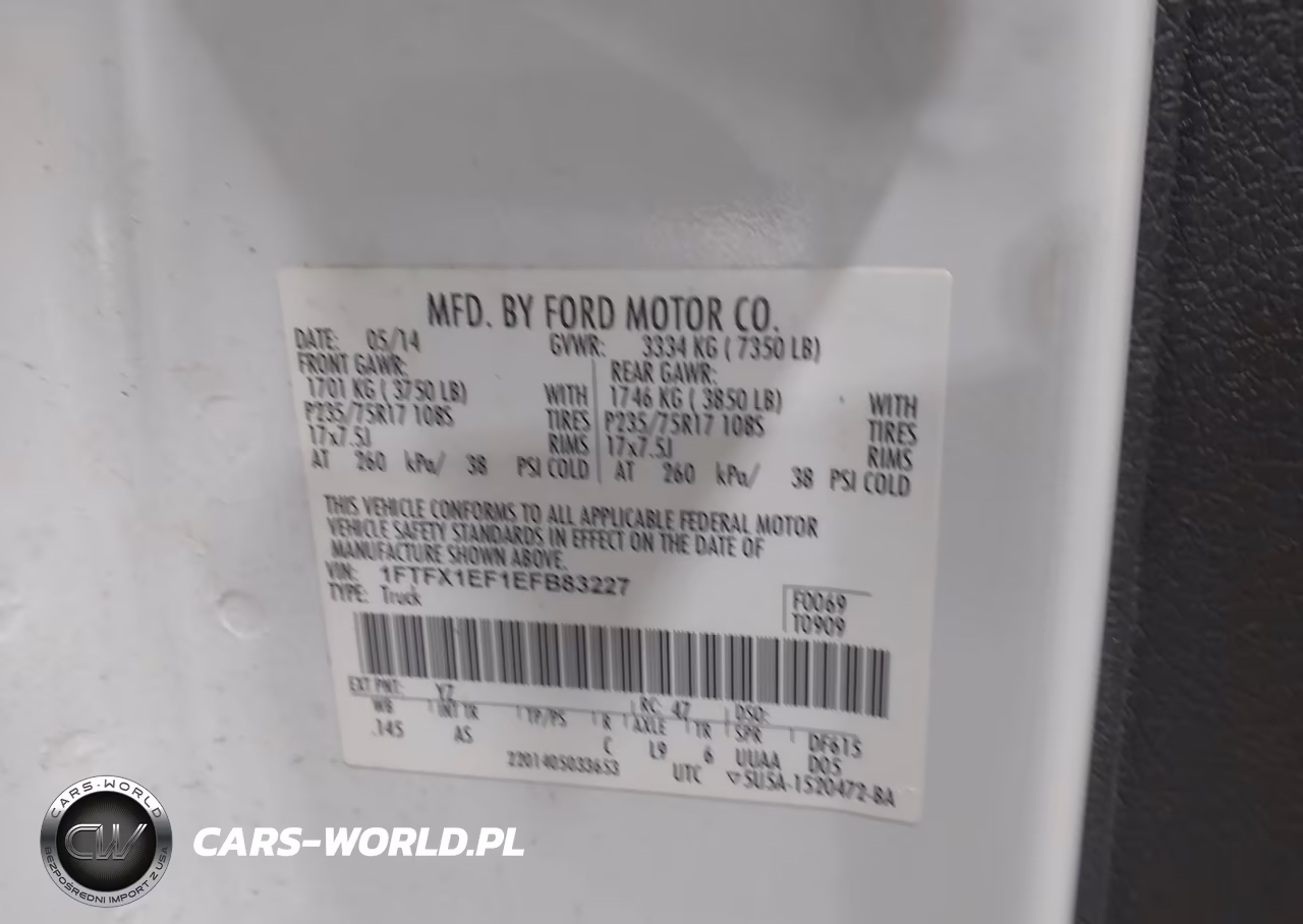 2014 Ford F-150 Xl VIN:1FTFX1EF1EFB83227 - 9