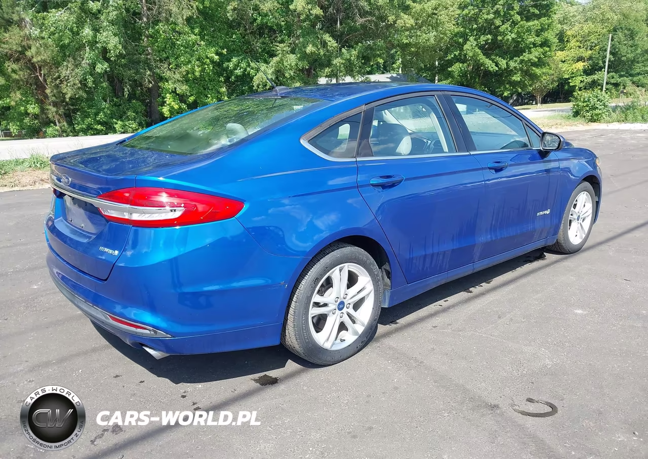 2018 Ford Fusion Hybrid S VIN:3FA6P0UU8JR254405 - 4