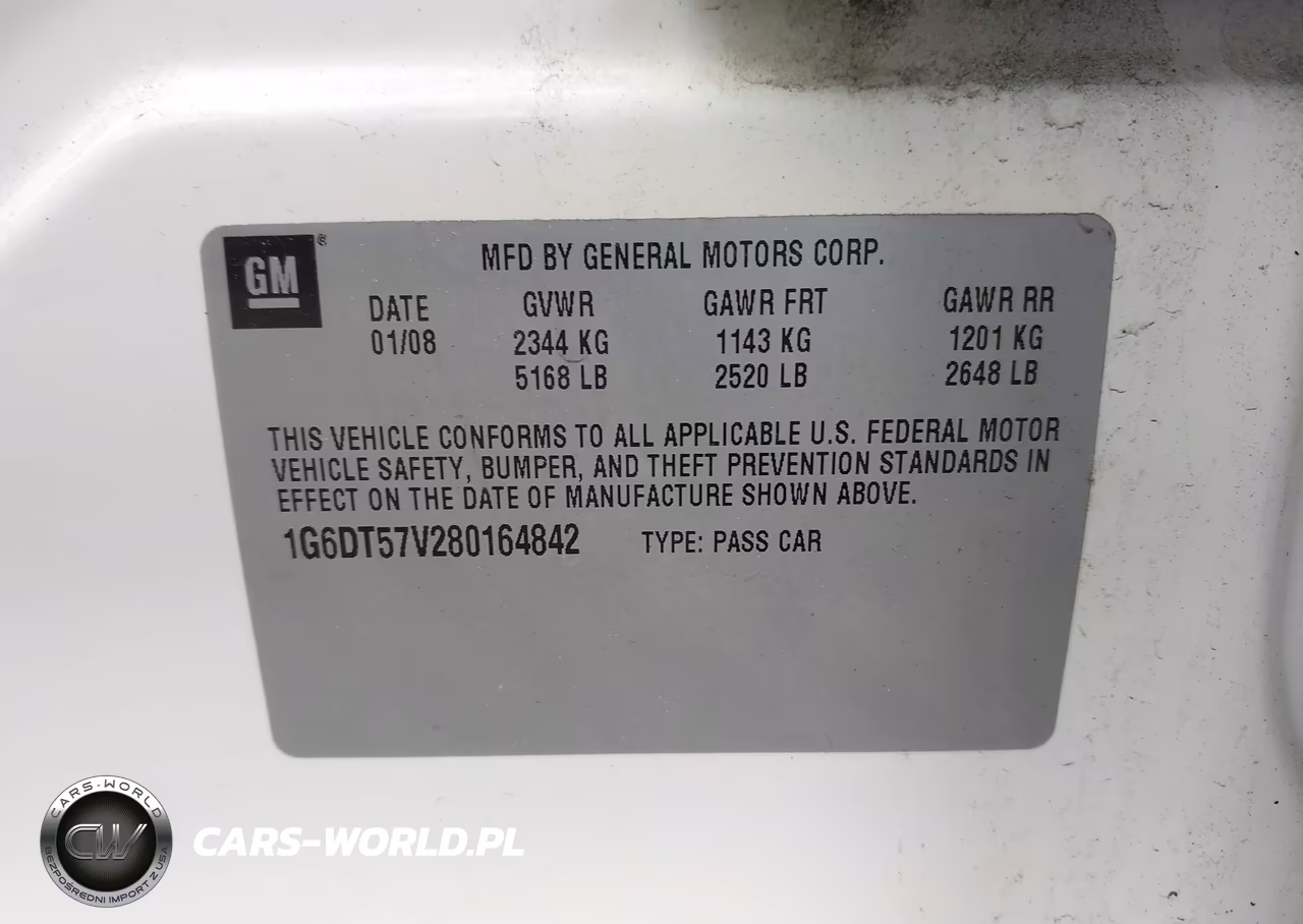 2008 Cadillac Cts Standard VIN:1G6DT57V280164842 - 9