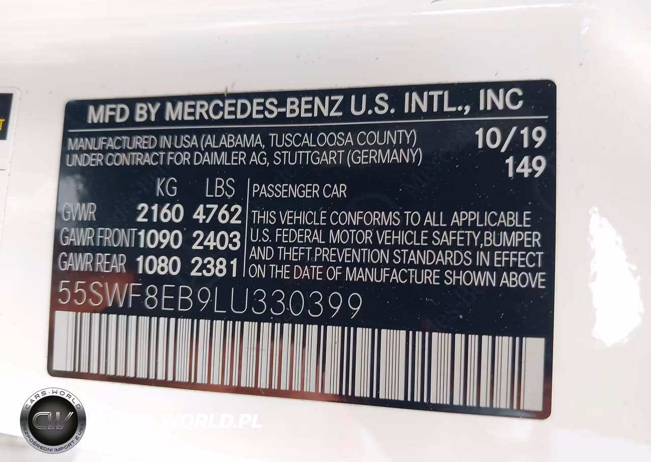 2020 Mercedes-Benz C 300 4Matic VIN:55SWF8EB9LU330399 - 9