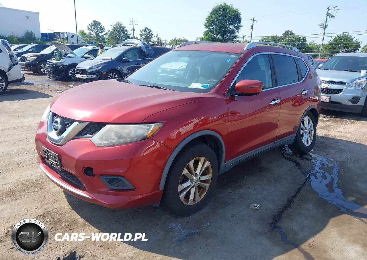 2016 Nissan Rogue Sv VIN:KNMAT2MV9GP665042 - 2