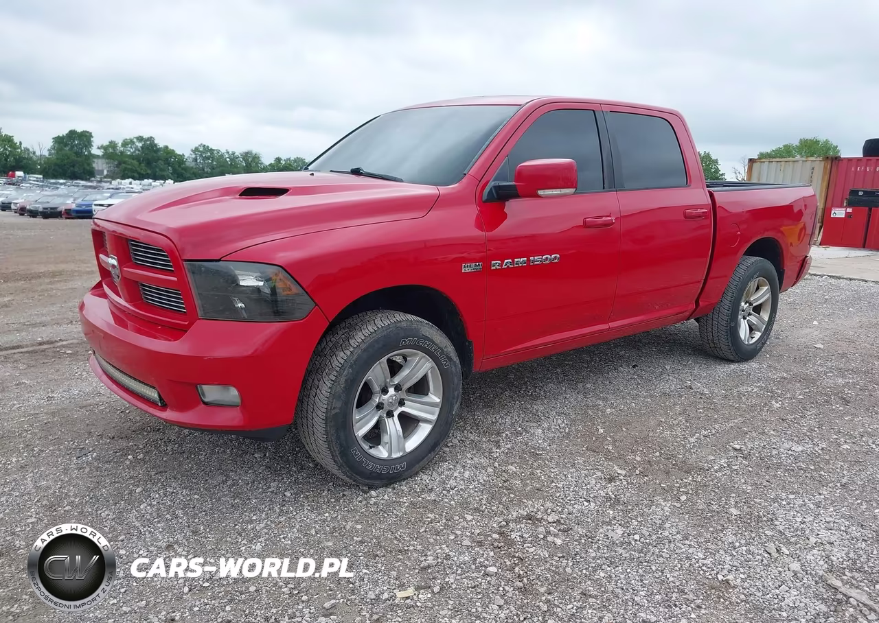 2012 Ram 1500 Sport VIN:1C6RD7MT5CS241772 - 2