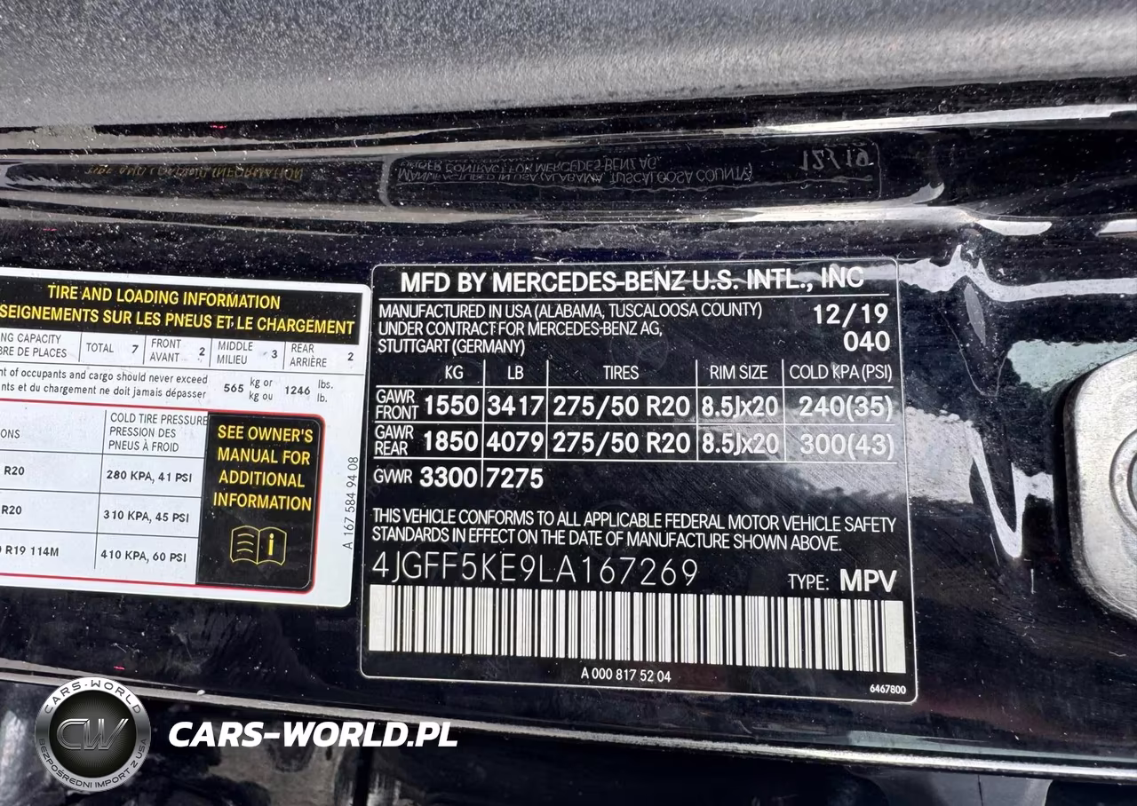 2020 Mercedes-Benz Gls 450 4Matic VIN:4JGFF5KE9LA167269 - 9