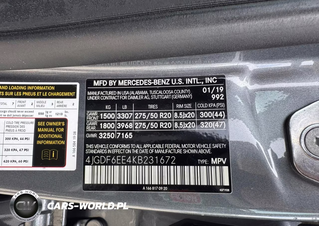 2019 Mercedes-Benz Gls 450 4Matic VIN:4JGDF6EE4KB231672 - 9