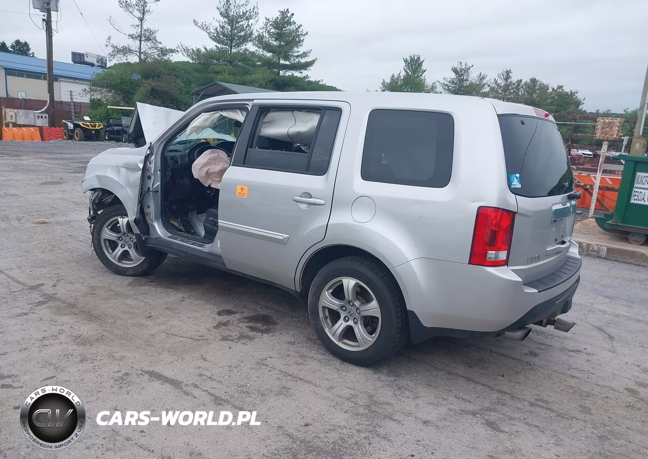 2012 Honda Pilot Ex-L VIN:5FNYF4H54CB078053 - 3