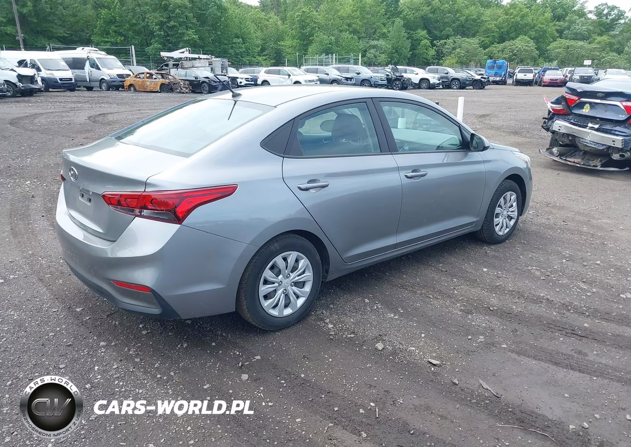 2021 Hyundai Accent Se VIN:3KPC24A60ME143948 - 4