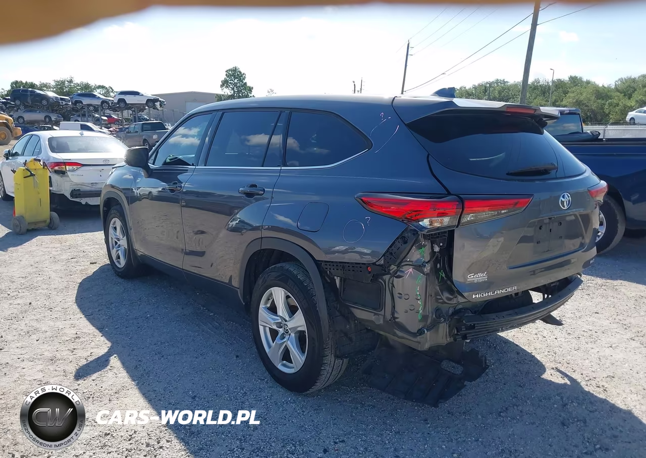 2020 Toyota Highlander L VIN:5TDCZRBH2LS042861 - 3