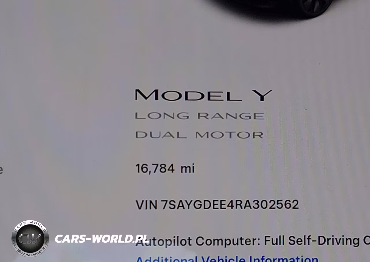 2024 Tesla Model Y Long Range Dual Motor All-Wheel Drive VIN:7SAYGDEE4RA302562 - 15