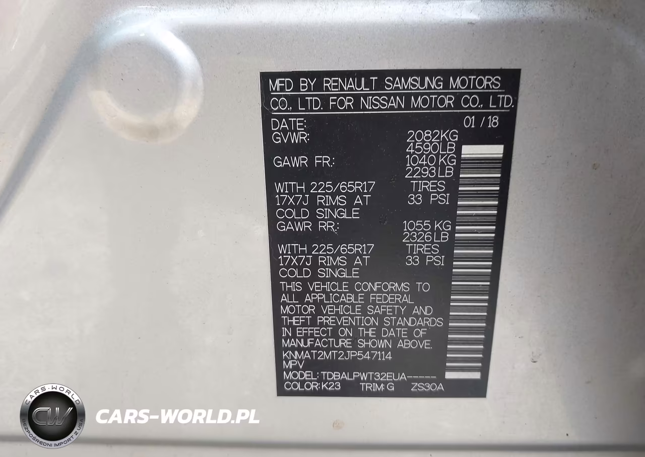 2018 Nissan Rogue S VIN:KNMAT2MT2JP547114 - 9