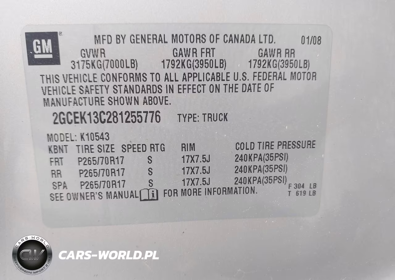 2008 Chevrolet Silverado 1500 Ls VIN:2GCEK13C281255776 - 9
