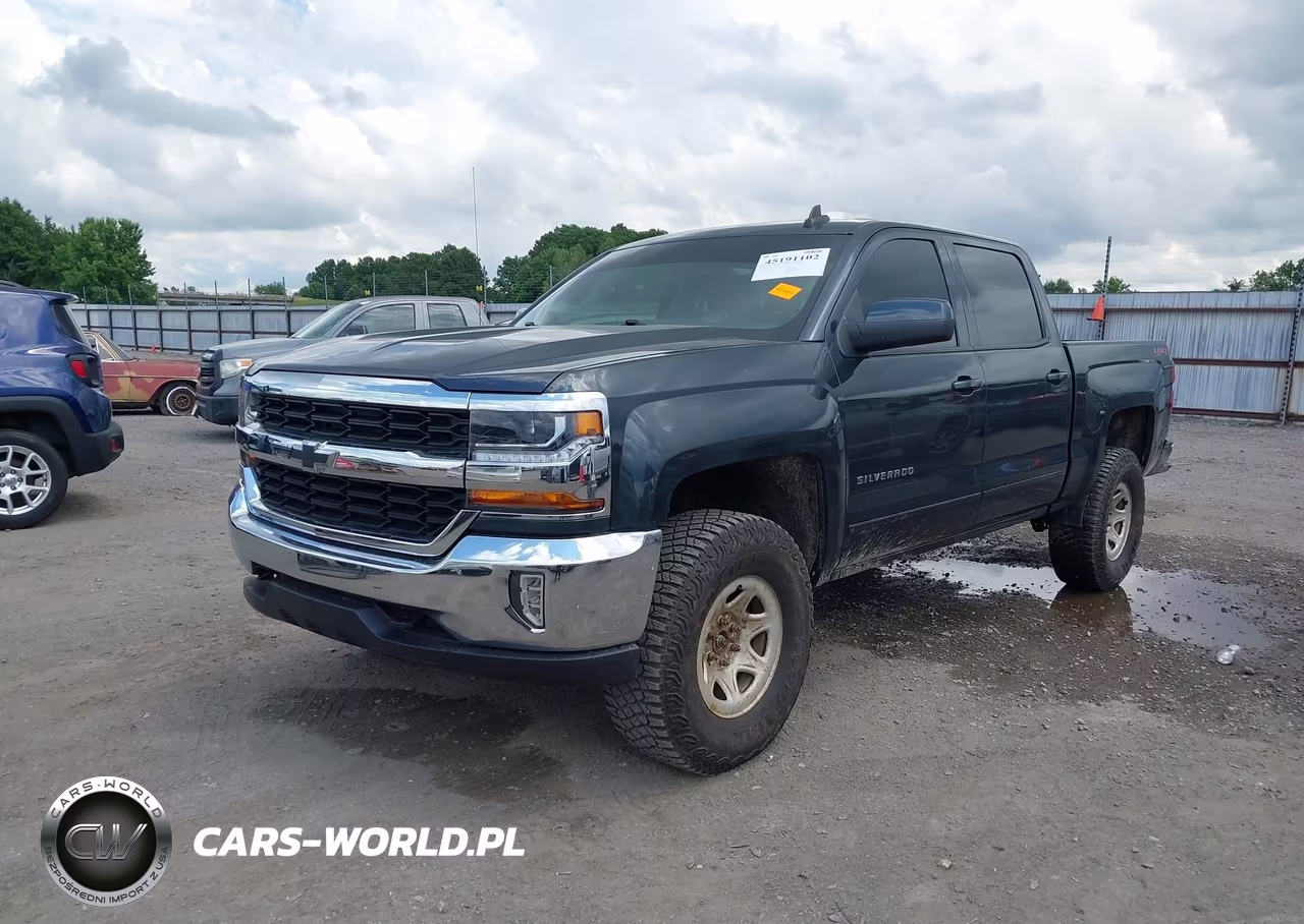 2018 Chevrolet Silverado 1500 1Lt VIN:3GCUKREC6JG437145 - 2