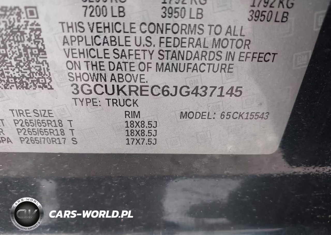 2018 Chevrolet Silverado 1500 1Lt VIN:3GCUKREC6JG437145 - 9