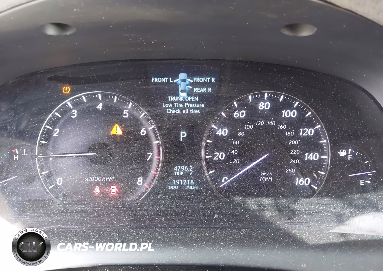 2007 Lexus Ls 460 VIN:JTHBL46F675012782 - 7