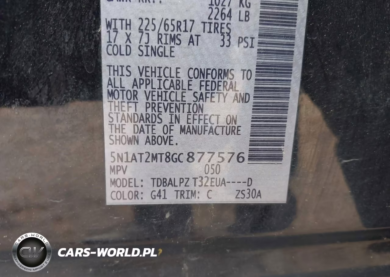 2016 Nissan Rogue S VIN:5N1AT2MT8GC877576 - 9