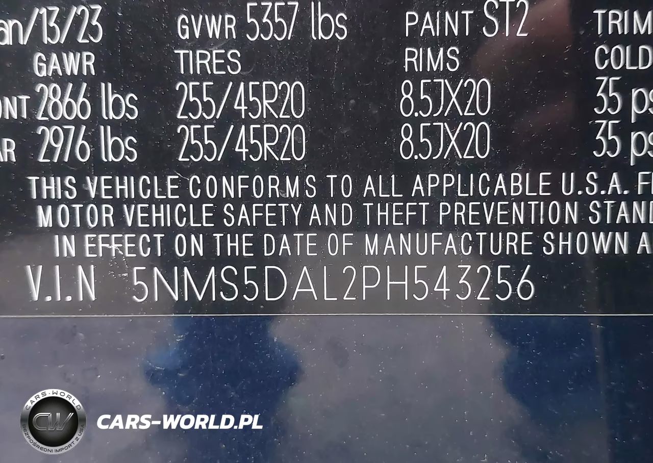 2023 Hyundai Santa Fe Calligraphy VIN:5NMS5DAL2PH543256 - 9