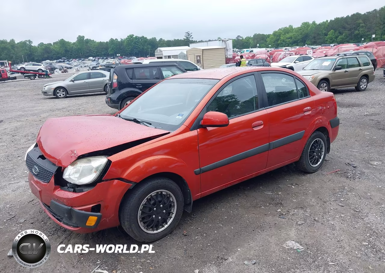 2009 Kia Rio Lx VIN:KNADE223196557805 - 2