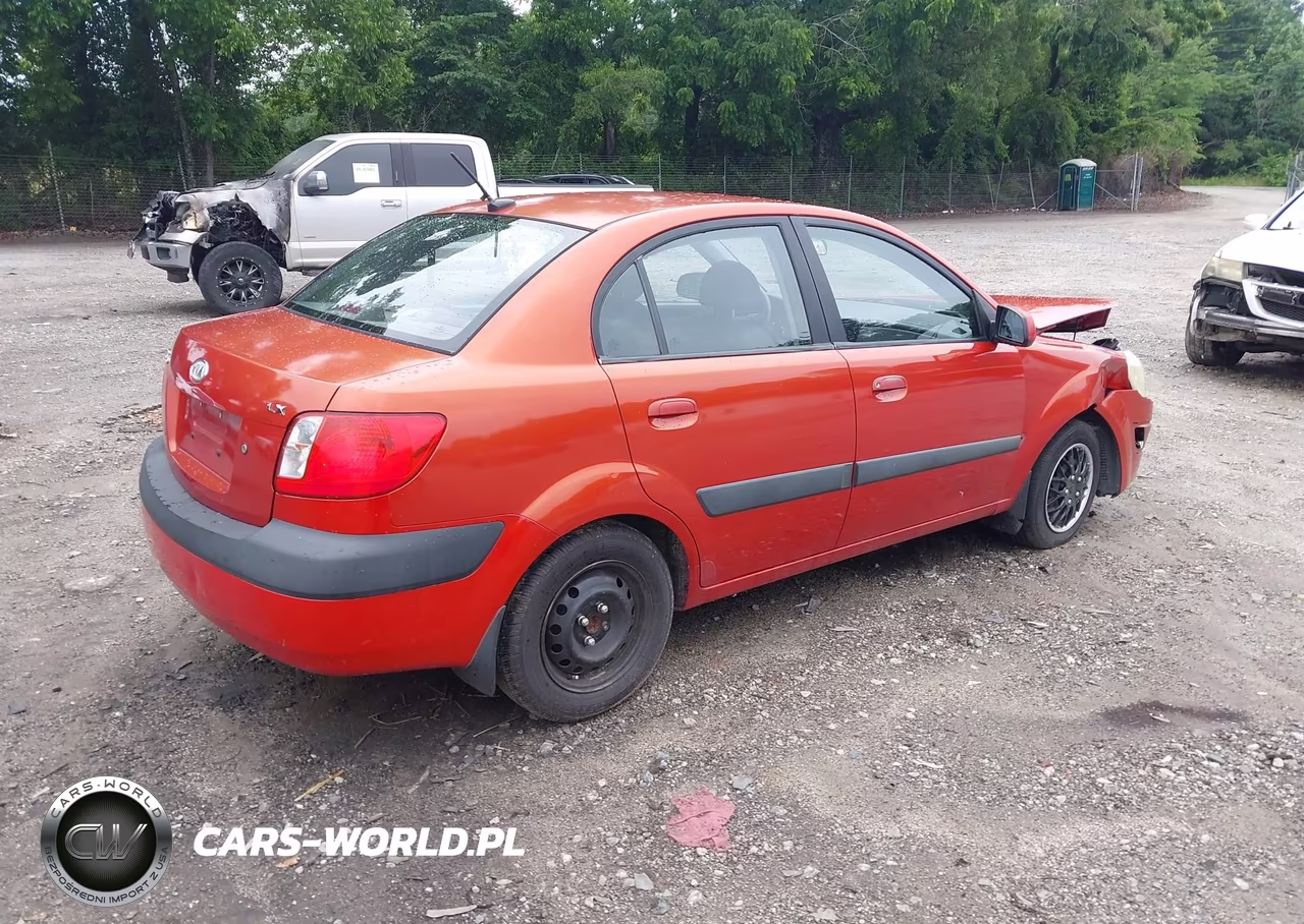 2009 Kia Rio Lx VIN:KNADE223196557805 - 4