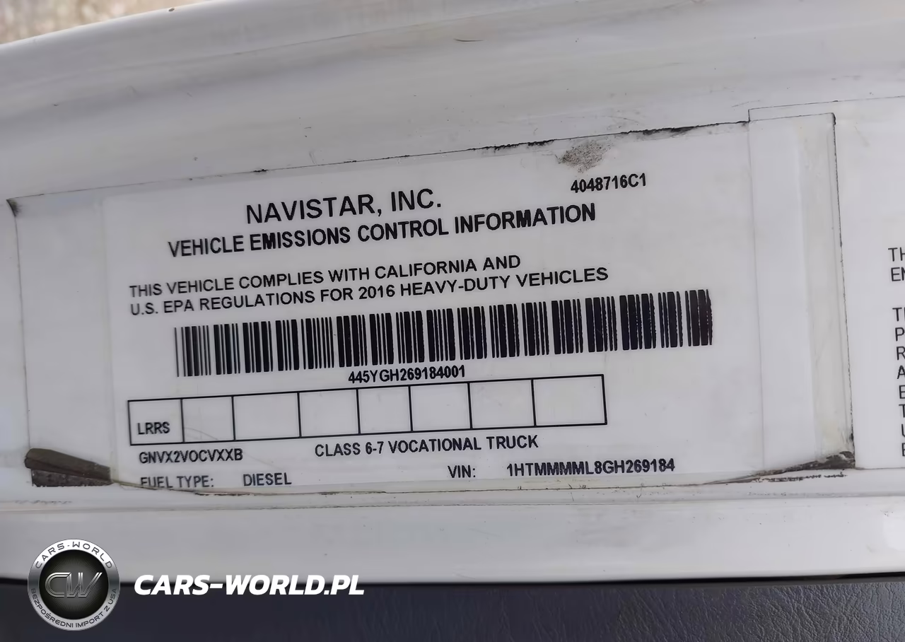 2016 International 4000 4300 VIN:1HTMMMML8GH269184 - 8