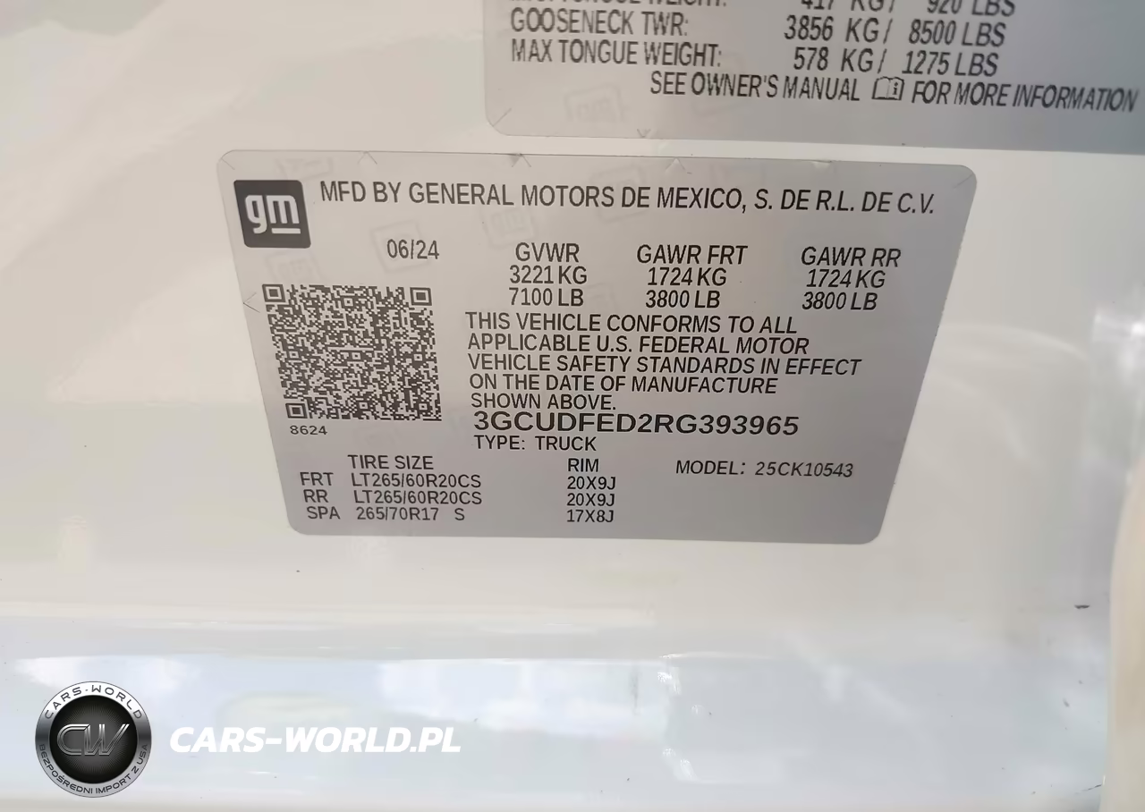 2024 Chevrolet Silverado 1500 4Wd Short Bed Lt Trail Boss VIN:3GCUDFED2RG393965 - 9
