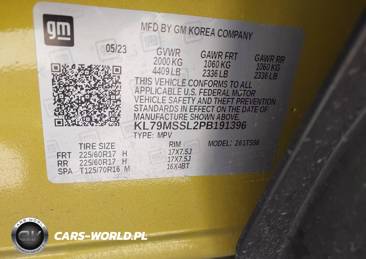 2023 Chevrolet Trailblazer Awd Activ VIN:KL79MSSL2PB191396 - 9