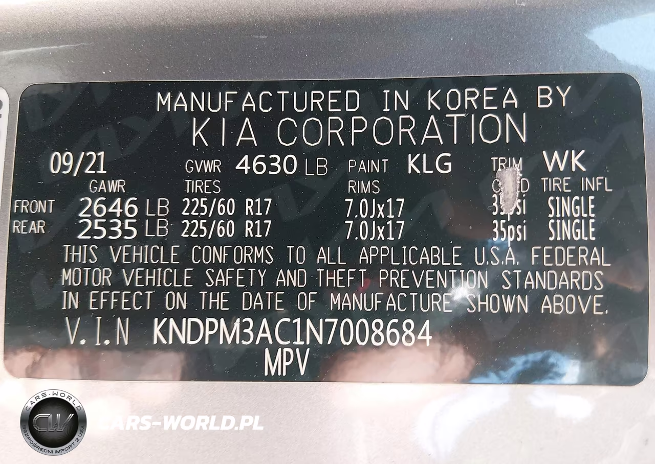 2022 Kia Sportage Lx VIN:KNDPM3AC1N7008684 - 9