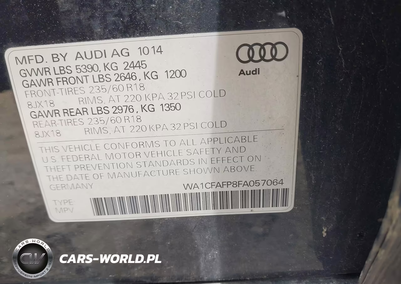 2015 Audi Q5 2.0T Premium VIN:WA1CFAFP8FA057064 - 9