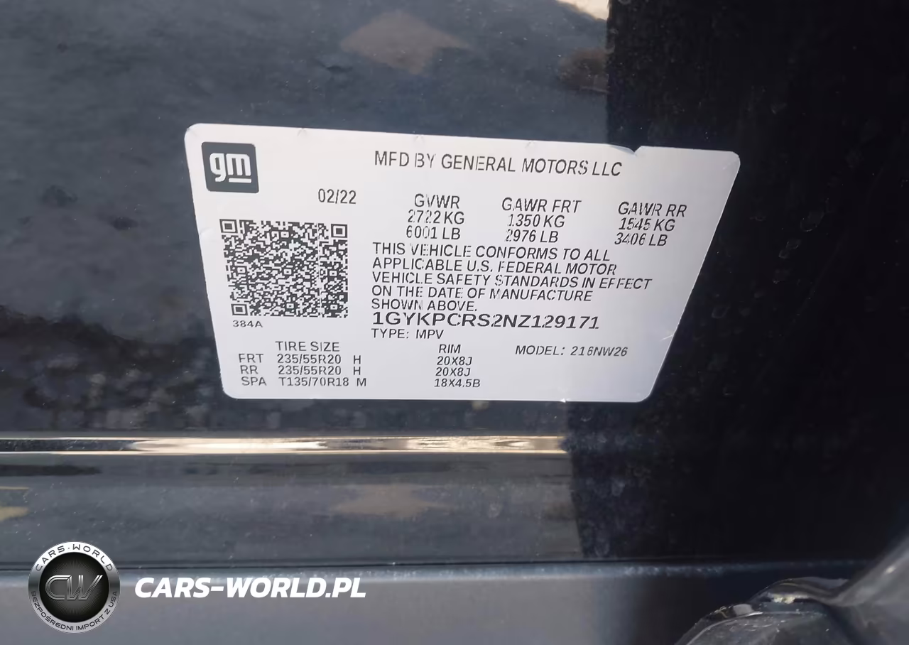 2022 Cadillac Xt6 Fwd Premium Luxury VIN:1GYKPCRS2NZ129171 - 9