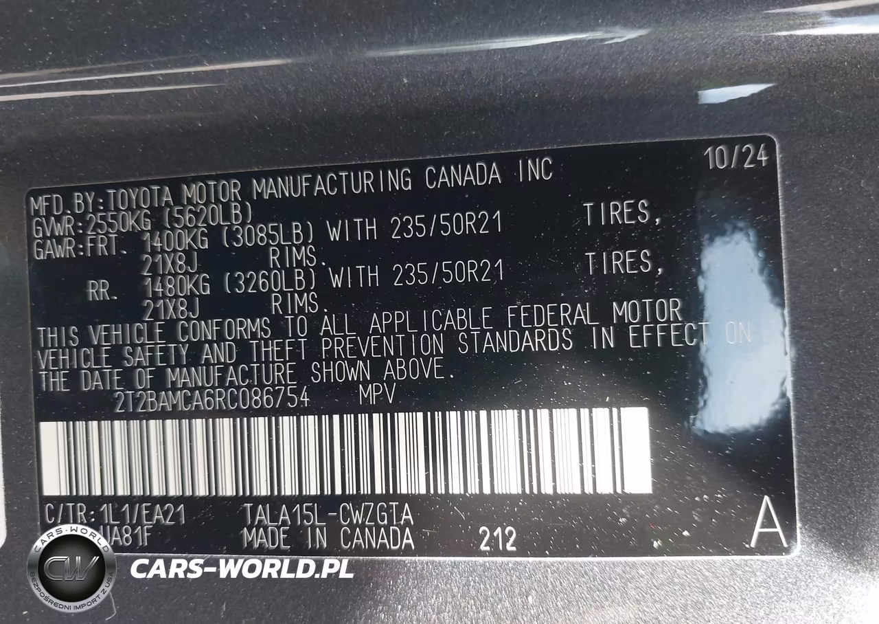 2024 Lexus Rx 350 Premium VIN:2T2BAMCA6RC086754 - 9