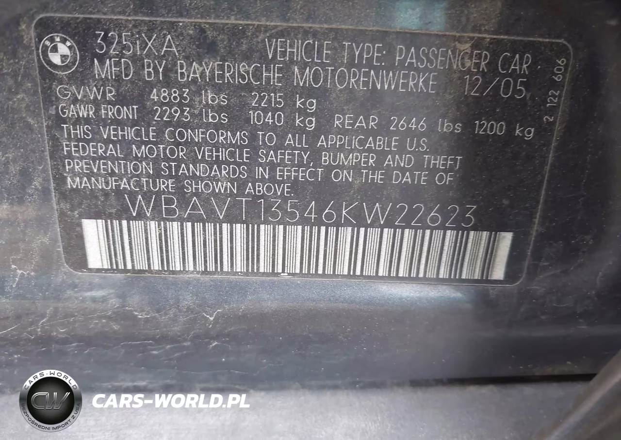 2006 BMW 325Xit VIN:WBAVT13546KW22623 - 9