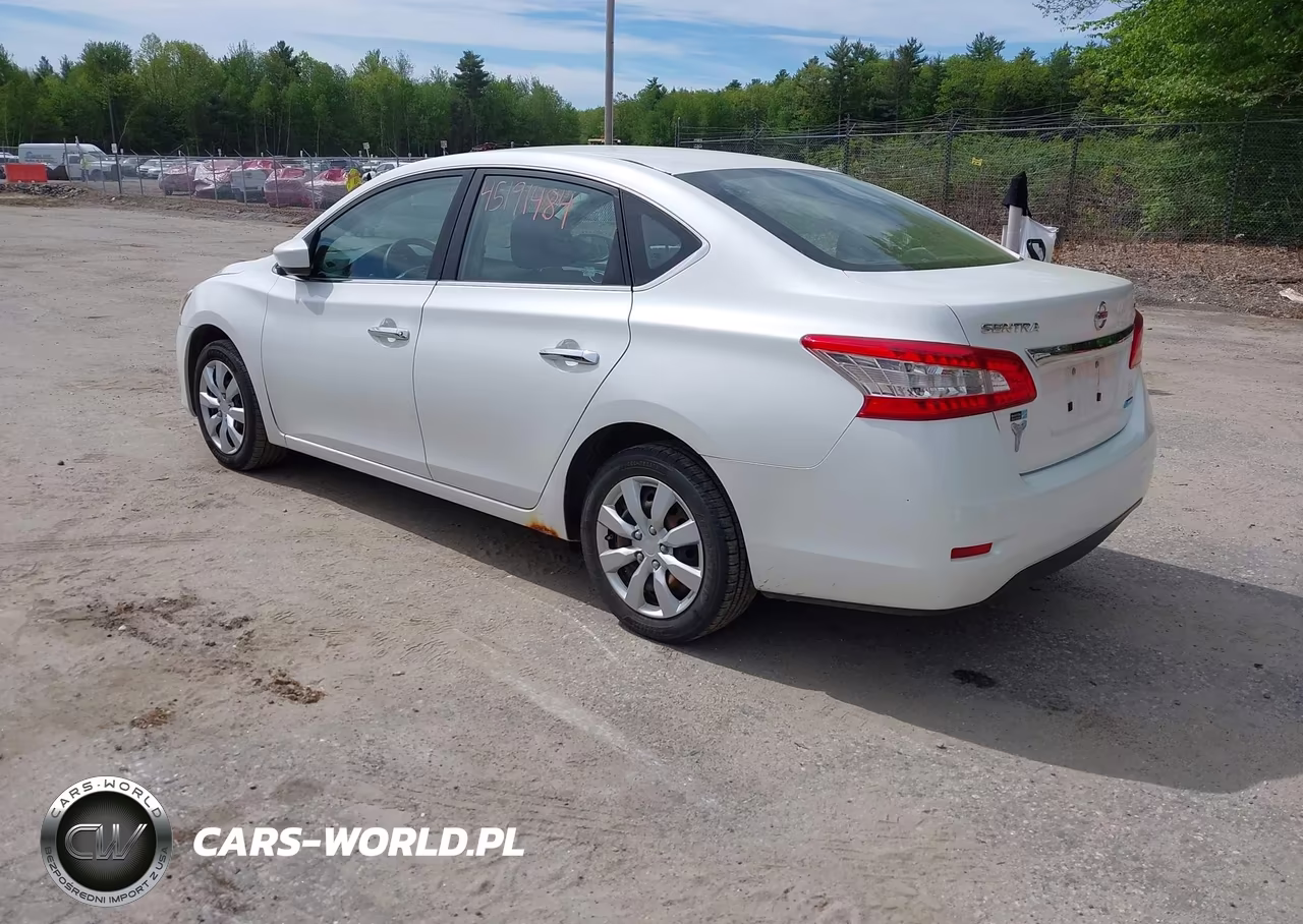 2013 Nissan Sentra Sv VIN:3N1AB7AP0DL740520 - 3