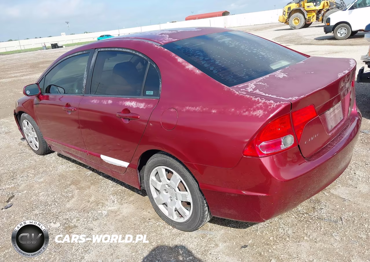 2008 Honda Civic Lx VIN:2HGFA16578H532757 - 3