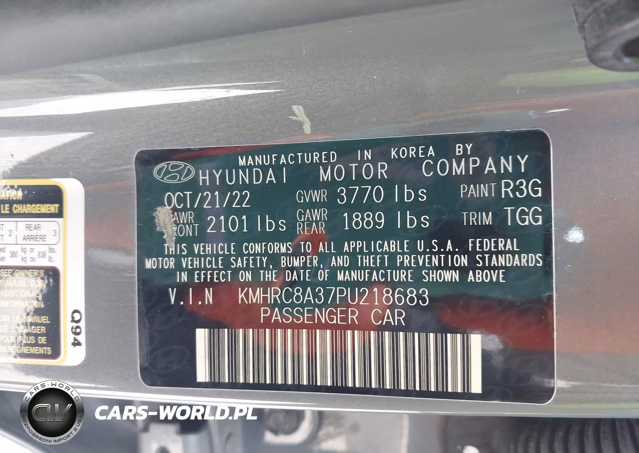 2023 Hyundai Venue Sel VIN:KMHRC8A37PU218683 - 9