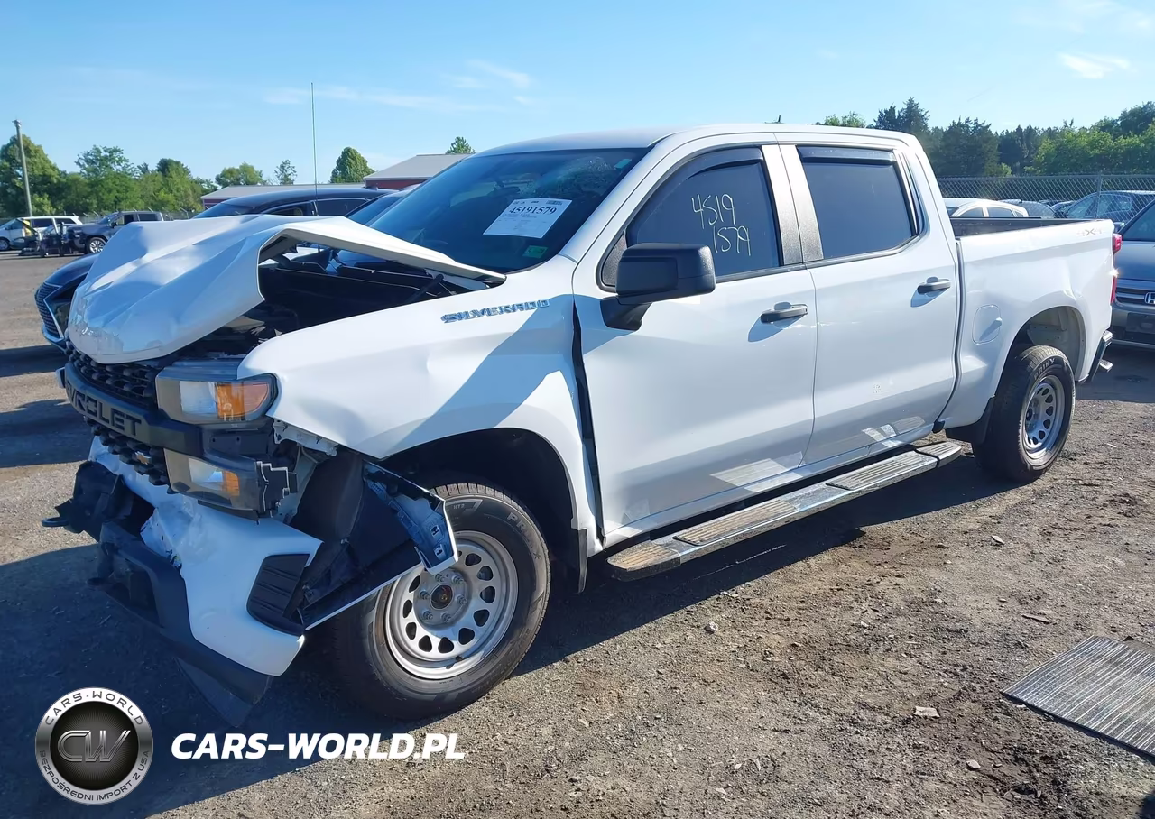2020 Chevrolet Silverado 1500 4Wd Short Bed Wt VIN:3GCPYAEH5LG318756 - 2
