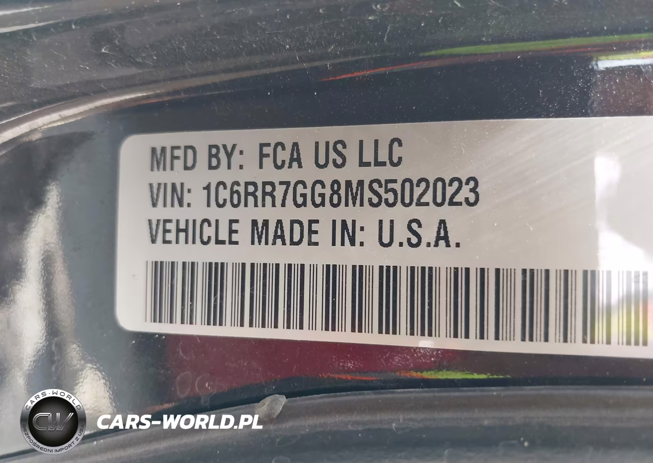 2021 Ram 1500 Classic Warlock 4X4 6'4 Box VIN:1C6RR7GG8MS502023 - 9