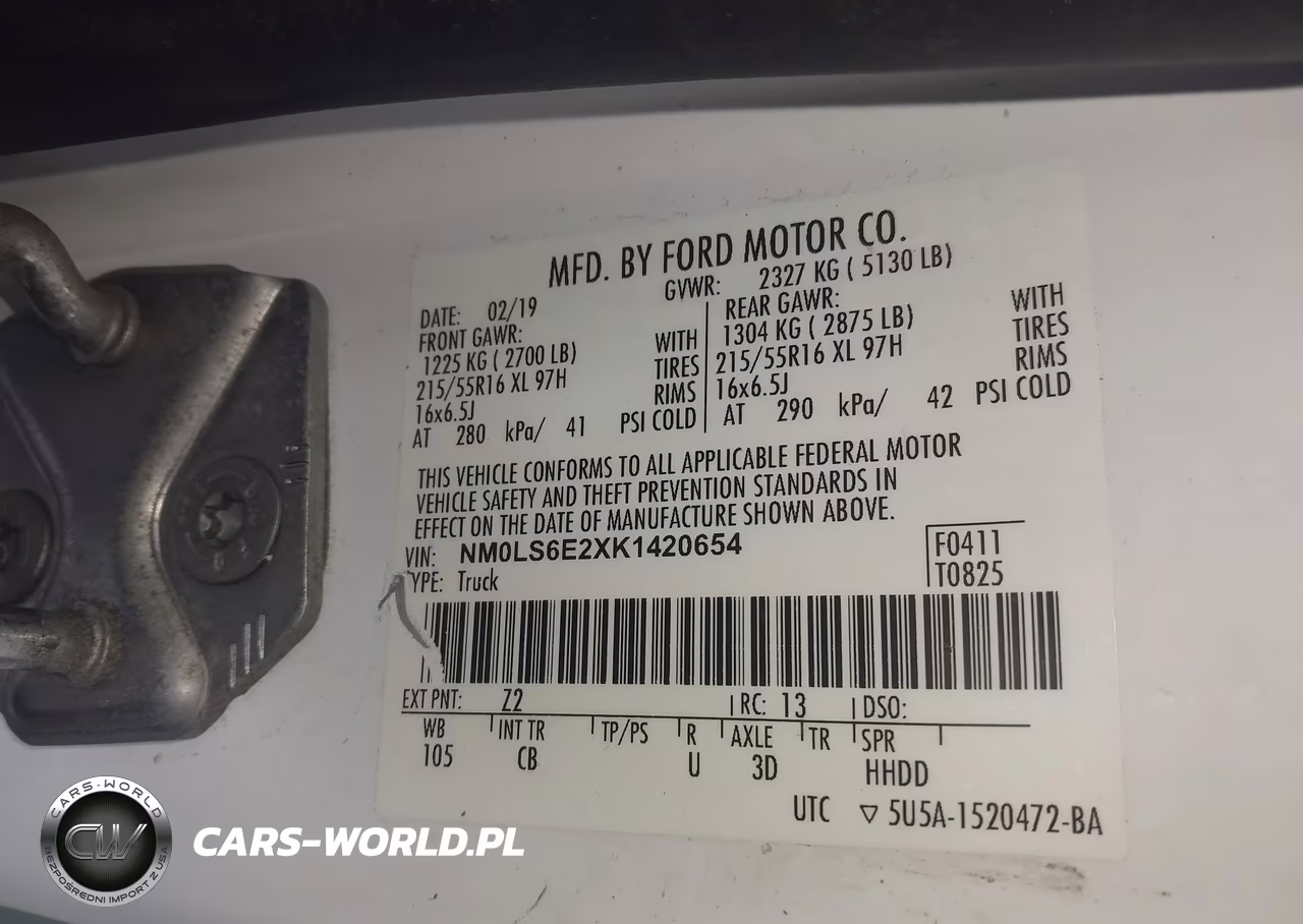 2019 Ford Transit Connect Xl VIN:NM0LS6E2XK1420654 - 9