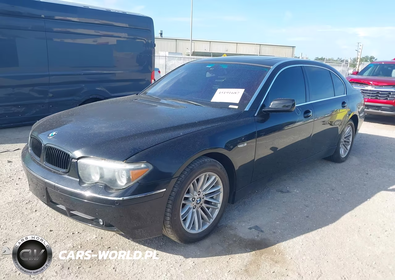 2005 BMW 745Li VIN:WBAGN63515DS56218 - 2