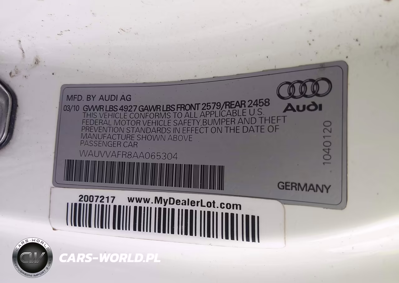 2010 Audi S5 4.2 Premium Plus VIN:WAUVVAFR8AA065304 - 9